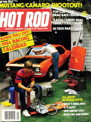 HOT ROD 1984 JAN - NITROUS, TWIN-T PANTERA, Z28 vs. 5.0
